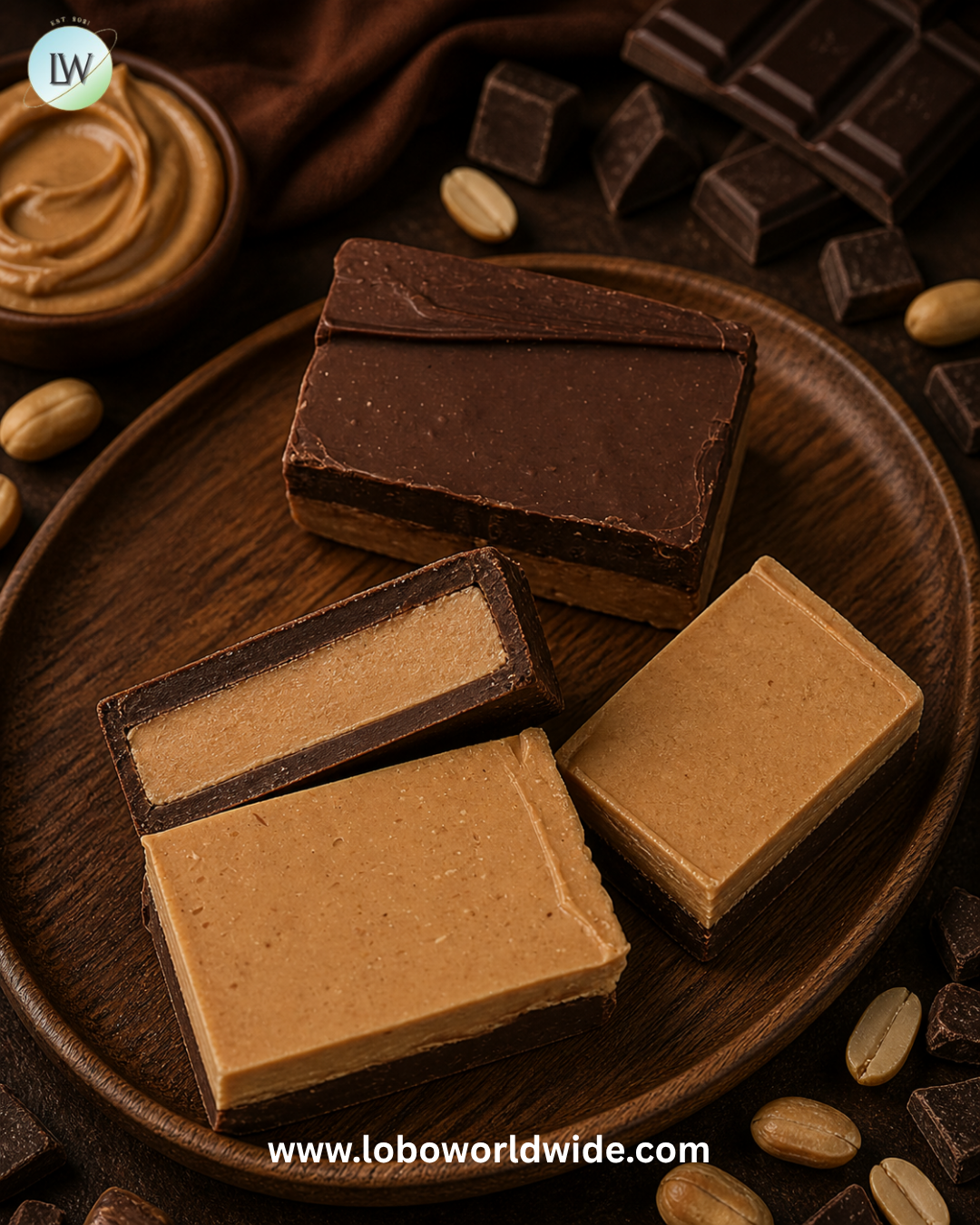 Chocolate Peanut Butter Fudge by Asher's - 6lb Bulk