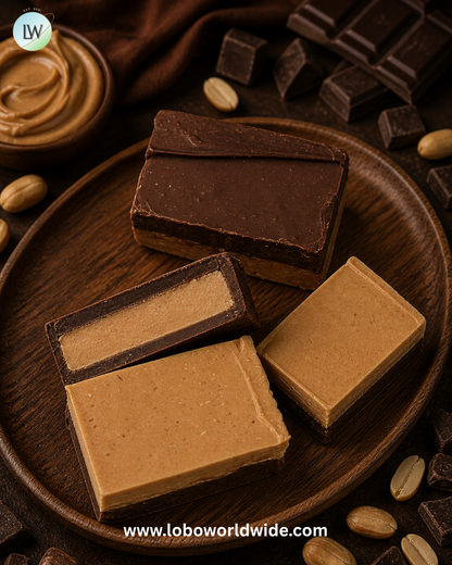 Chocolate Peanut Butter Fudge by Asher's - 6lb Bulk