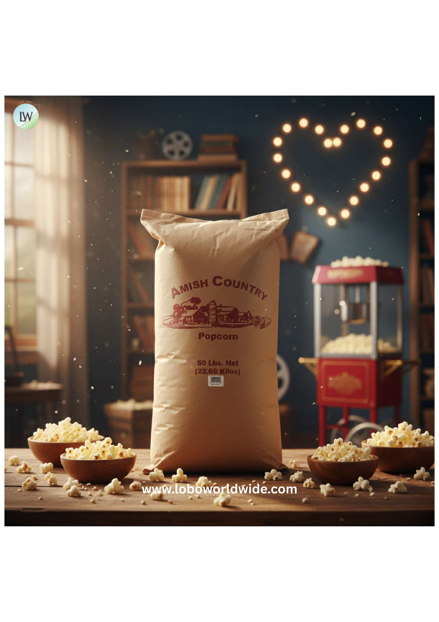 Amish Country  Popcorn Kernels 50 lb.(Various flavours)