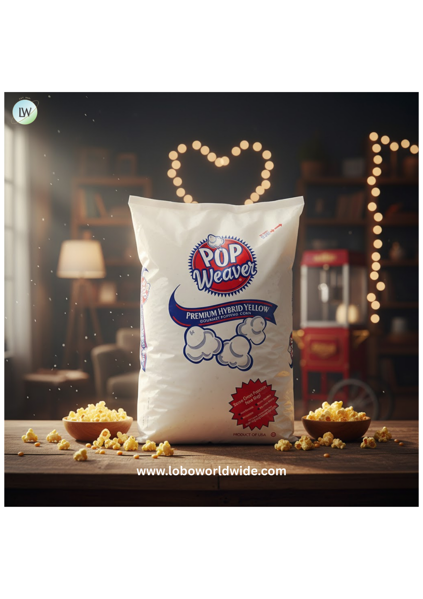 Pop Weaver 50 lb. Popcorn Kernels(various flavours)