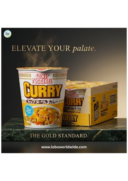 Nissin Cup Noodle Ramen Noodle Soup, Curry, 2.82 Ounce