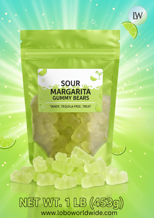 Sour Margarita Gummy Bears(Various Sizes)