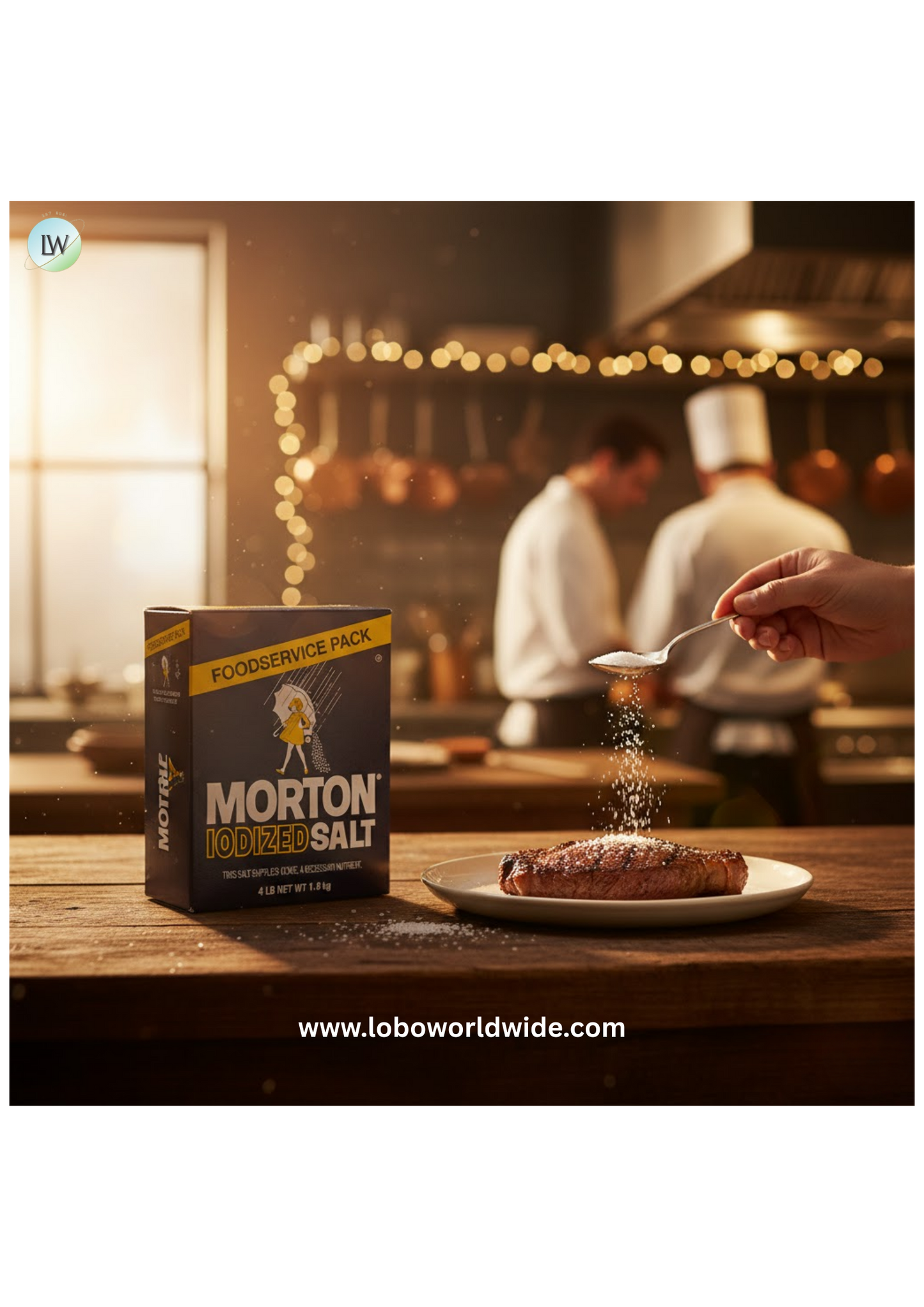 Morton 4 lb. Bulk Iodized Table Salt
