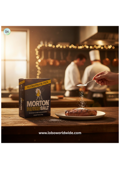 Morton 4 lb. Bulk Iodized Table Salt