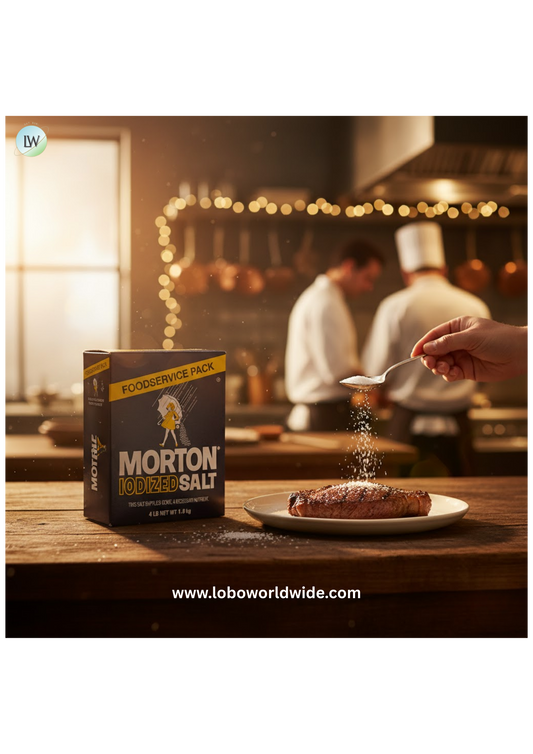 Morton 4 lb. Bulk Iodized Table Salt