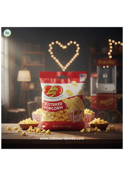 Jelly Belly Buttered Popcorn (Various Sizes)