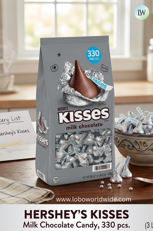 HERSHEY'S KISSES Milk Chocolate Candy, 330 pcs.