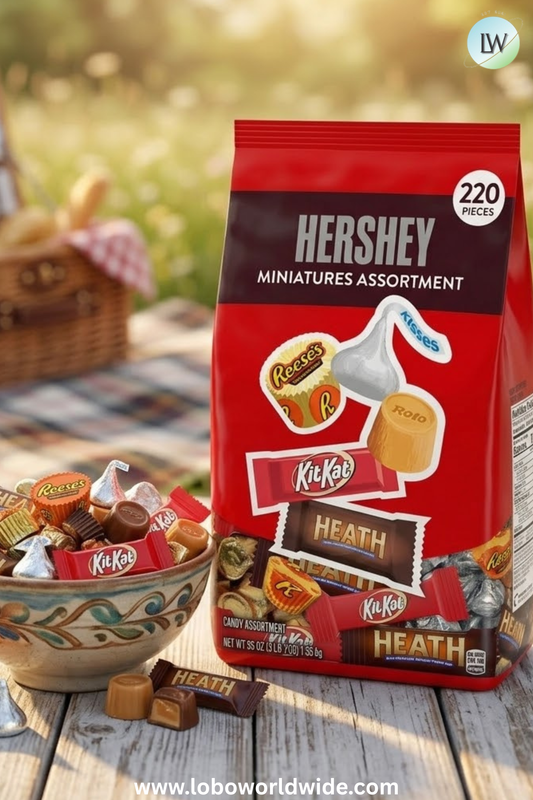 HERSHEY'S Minis Variety Pack Chocolate Candy, 220 pcs.