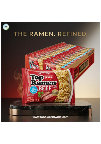 Nissin Top Ramen Noodle Soup, 3 Ounce (Pack of 24)