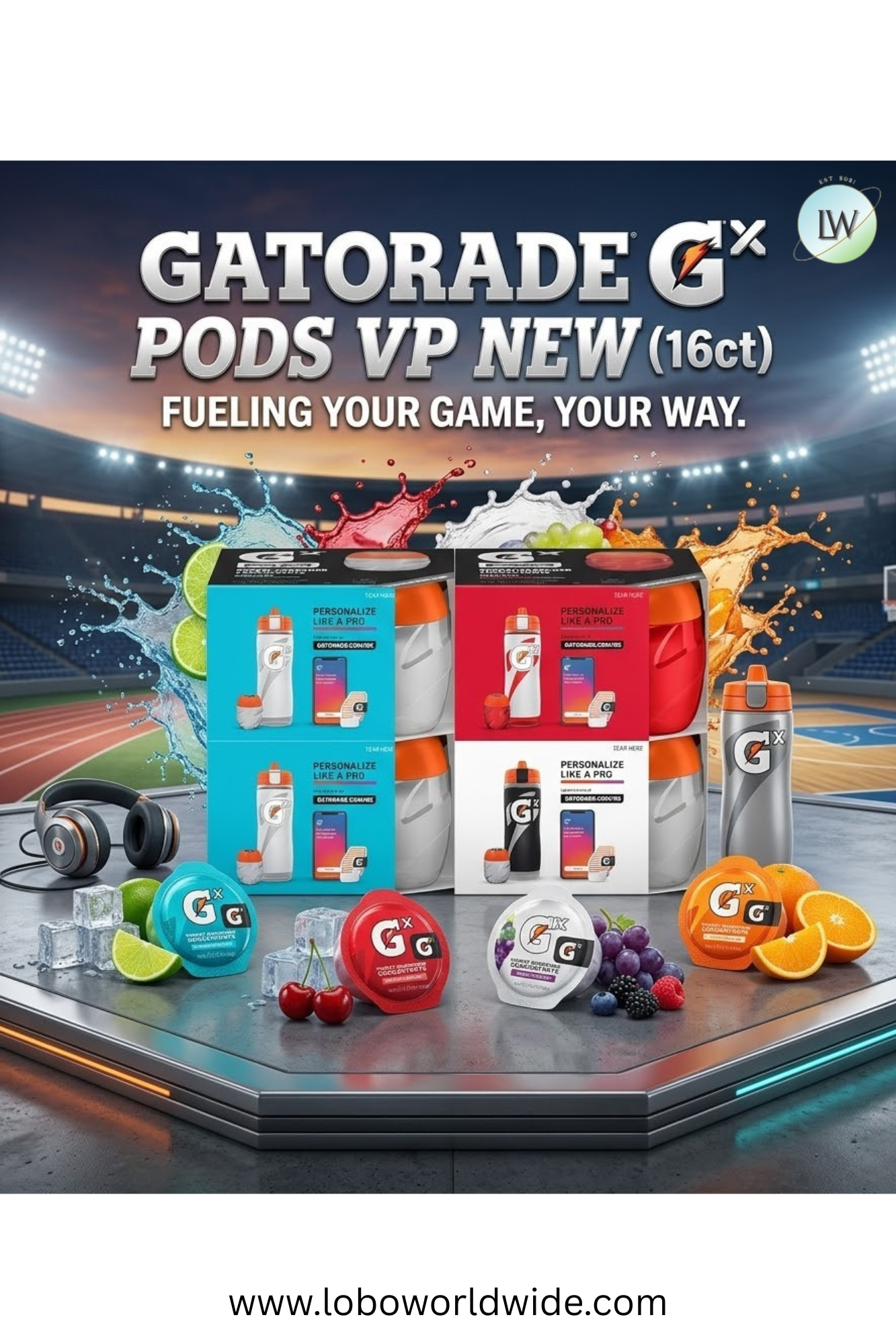 Gatorade Gx Pods Fruit Punch - PACK OF 6 (Various Flavours)
