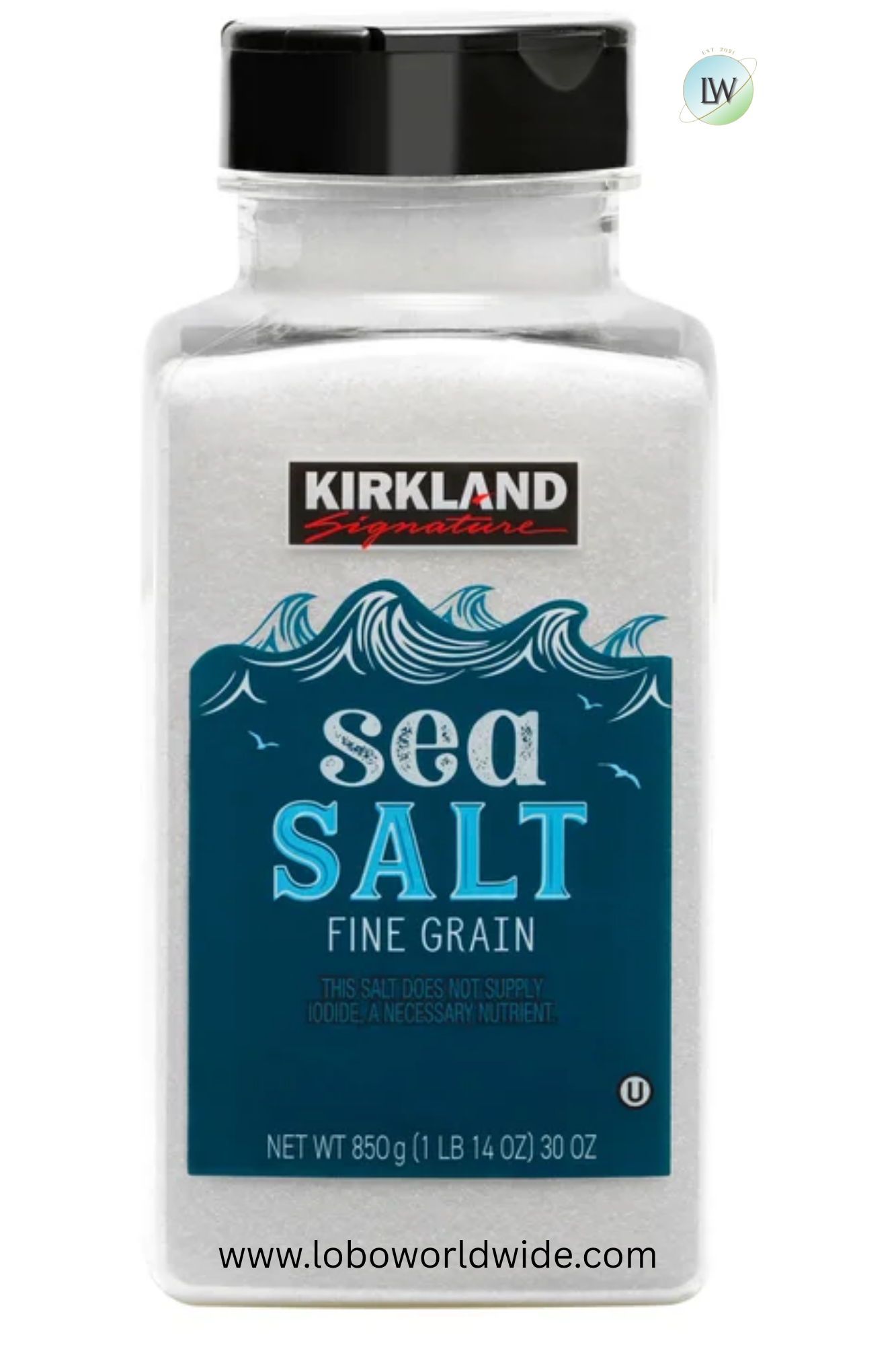 Kirkland Signature, Pure Sea Salt, 30 oz