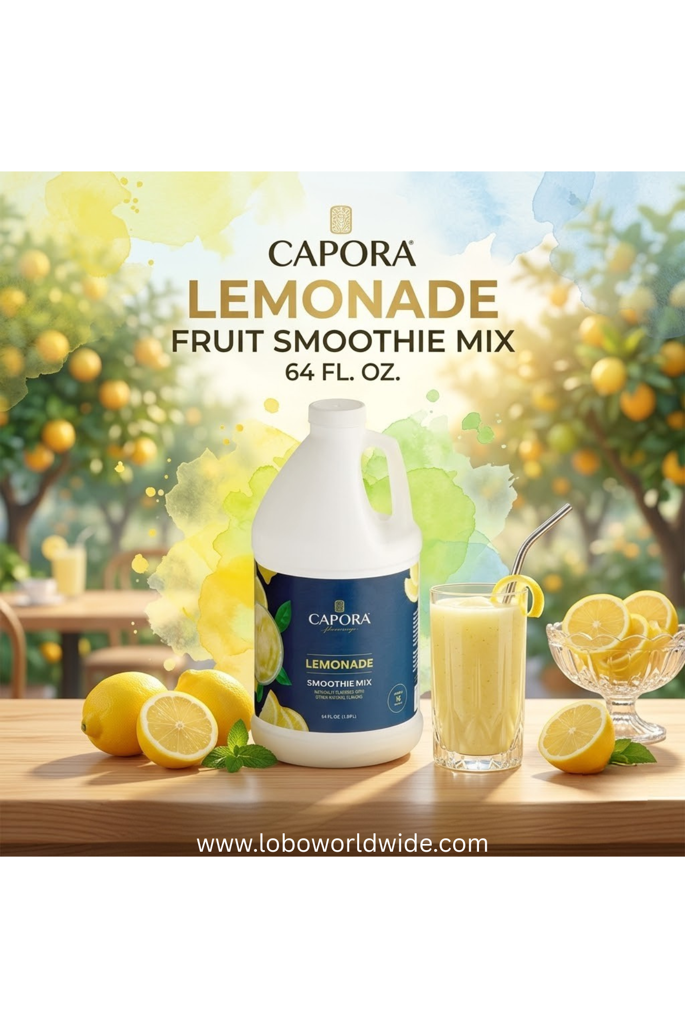 Capora Fruit Smoothie Mix 64 fl. oz.(Various Flavours)