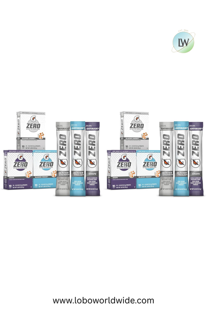 Gatorade G Zero Sports Drink Mix Powder Packets(Various Sizes & Flavours)