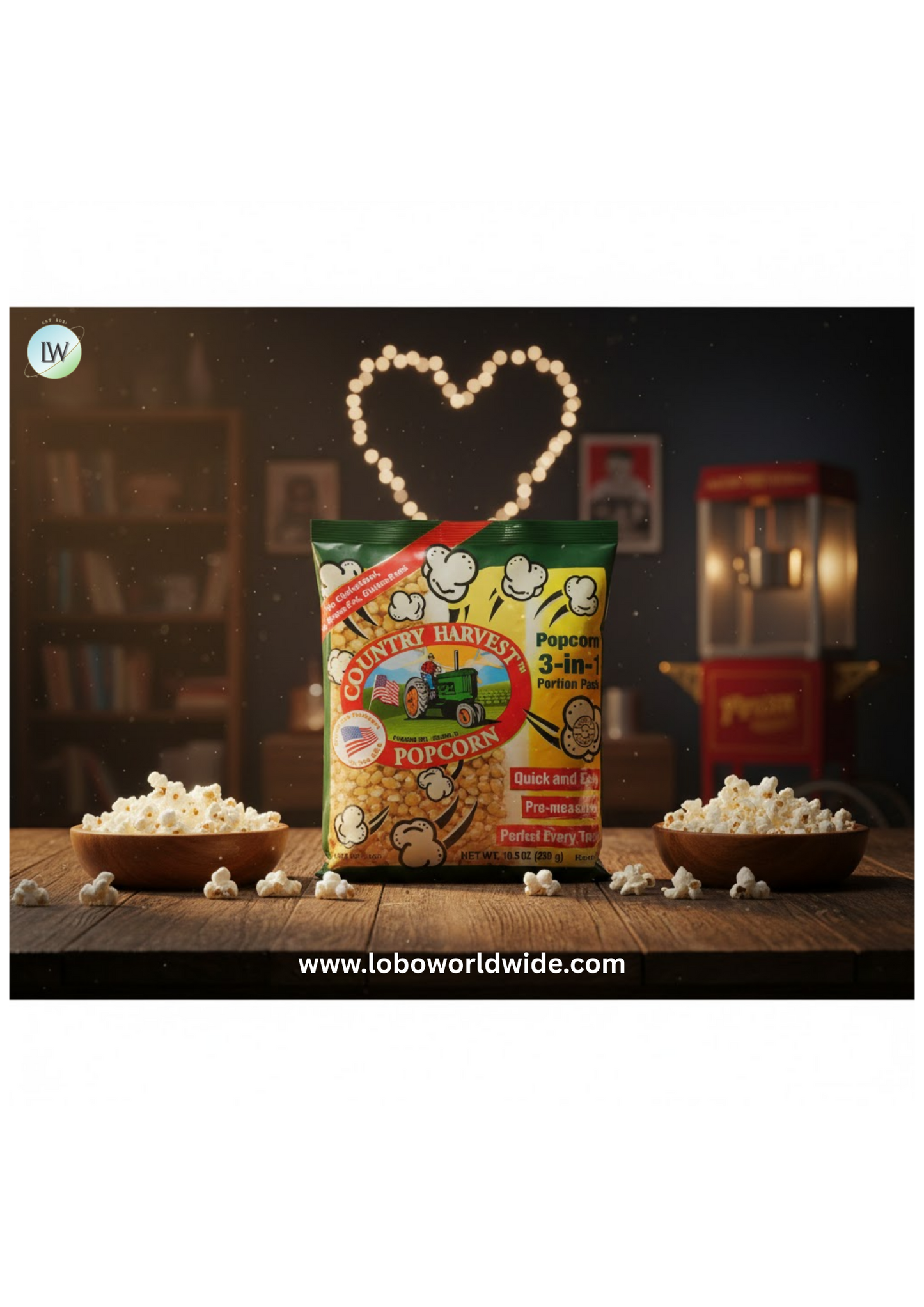 Paragon Popcorn Portion Packs - 4 Ounce, 8 Ounce, 12 Ounce