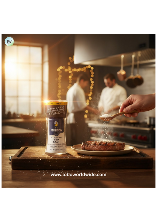 Morton Sea Salt Grinder 2.5 oz. - 6/Case