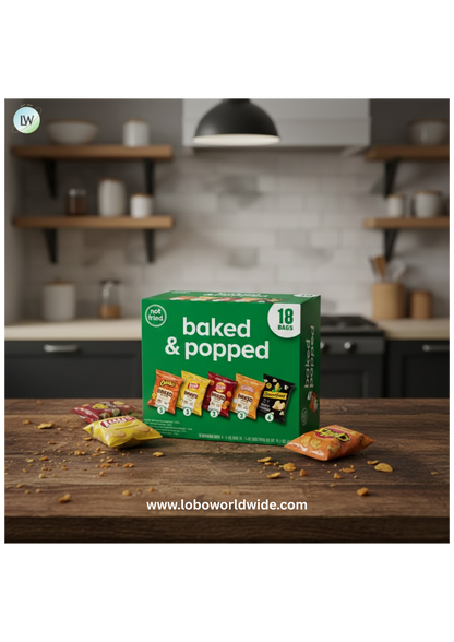 Frito-Lay Baked & Popped Mix Variety Pack Box 18ct