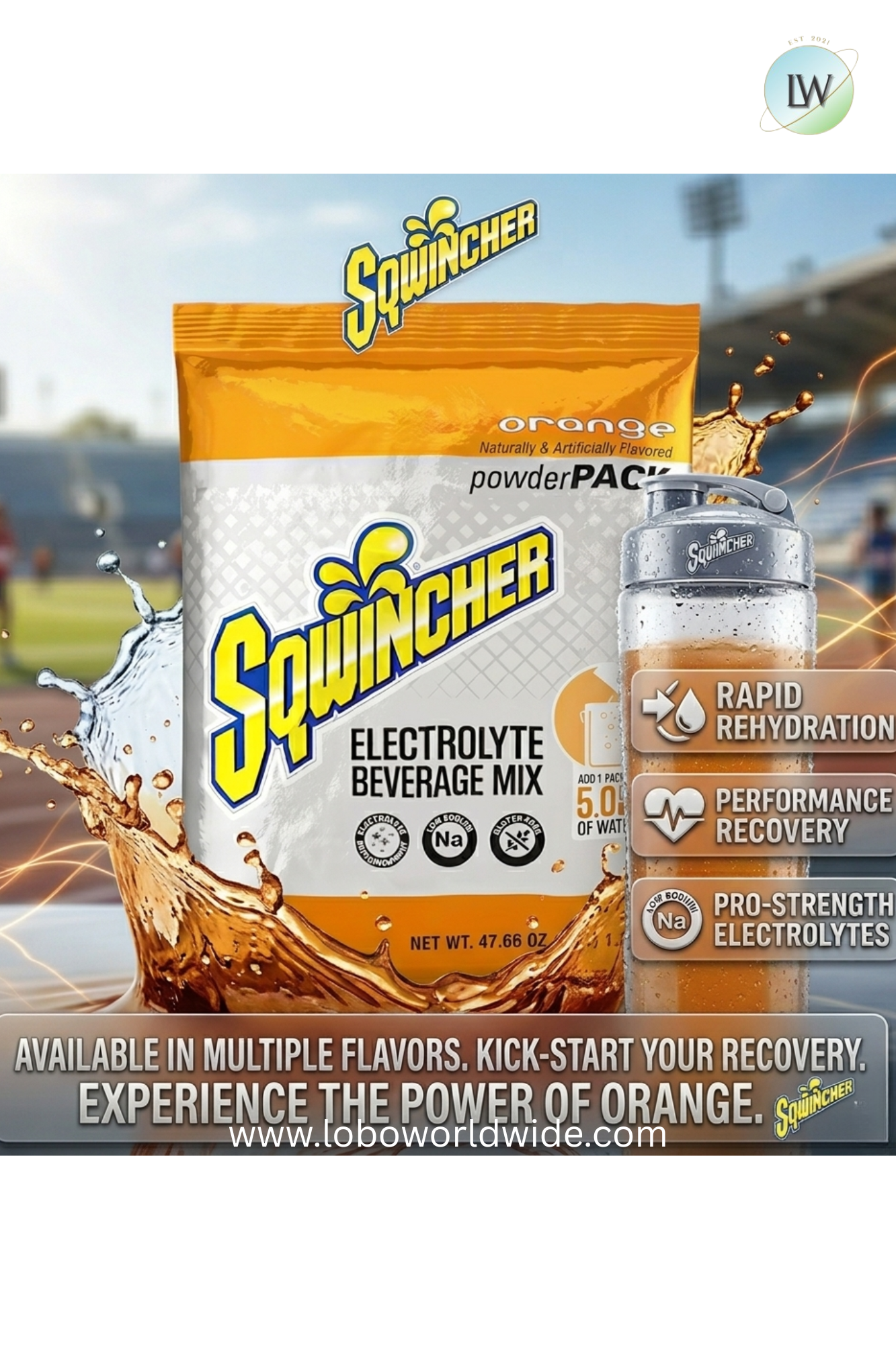 Sports Drink Mix Powder 47.66 oz.(Various Flavours)