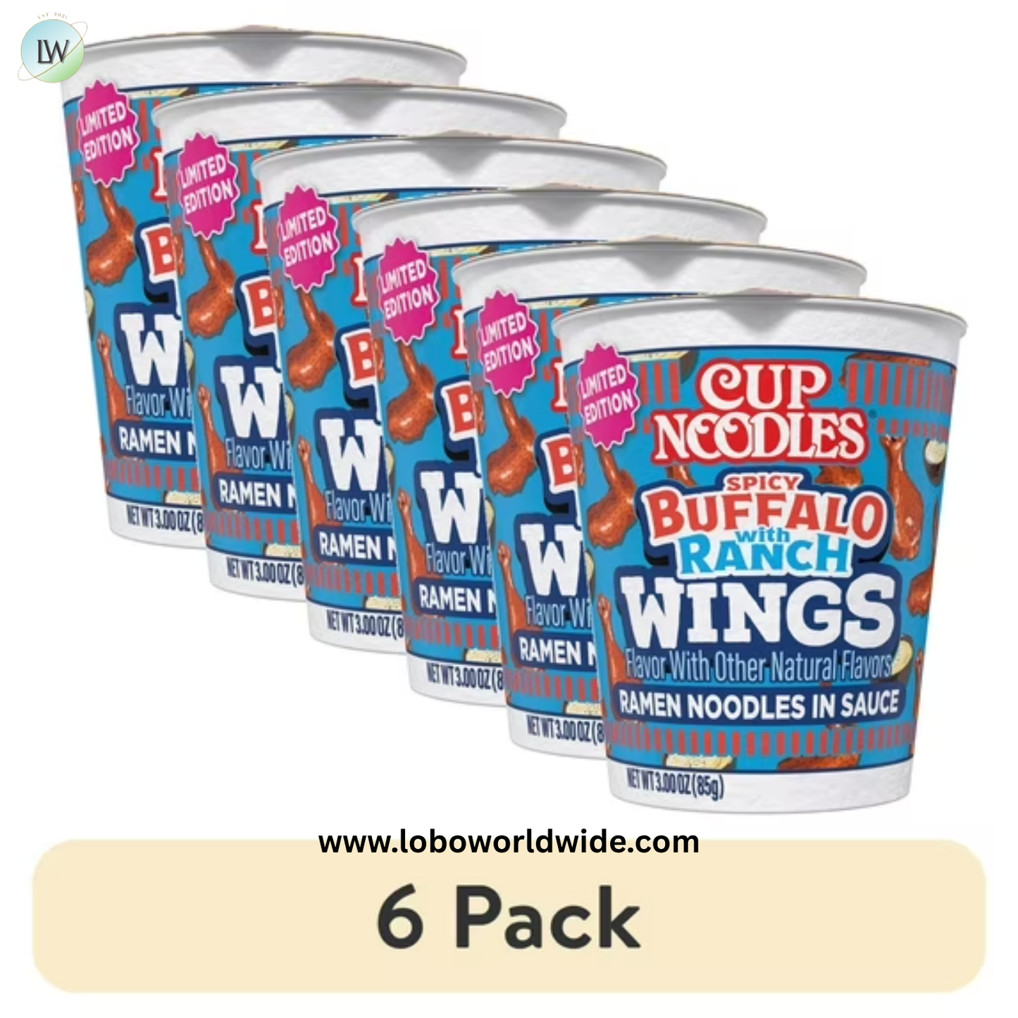Nissin Cup Noodles, 3.0 oz Cup, Limited Edition