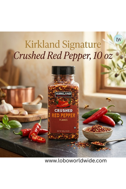 Kirkland Signature, Crushed Red Pepper, 10 oz