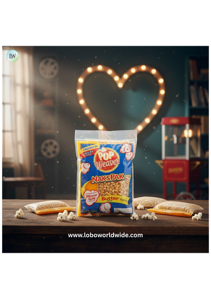 Pop Weaver All-In-One Naks Pak Popcorn Kit  Poppers (Various sizes)