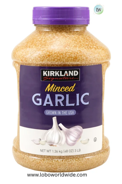 Kirkland Signature, Minced California Garlic, 48 oz