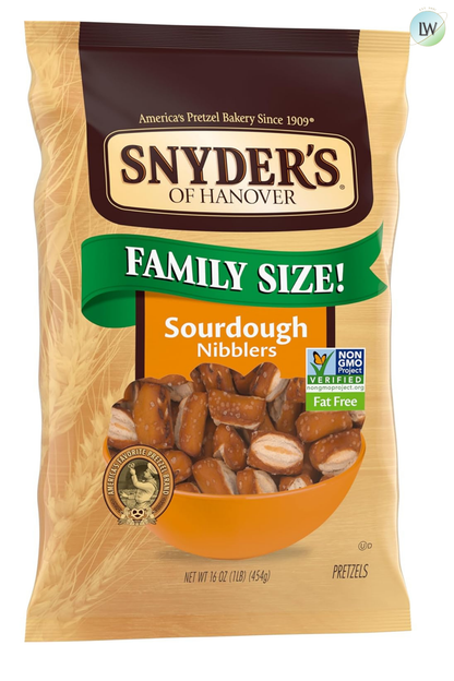 Snyder's of Hanover Sourdough Nibblers Pretzels, 16 Oz