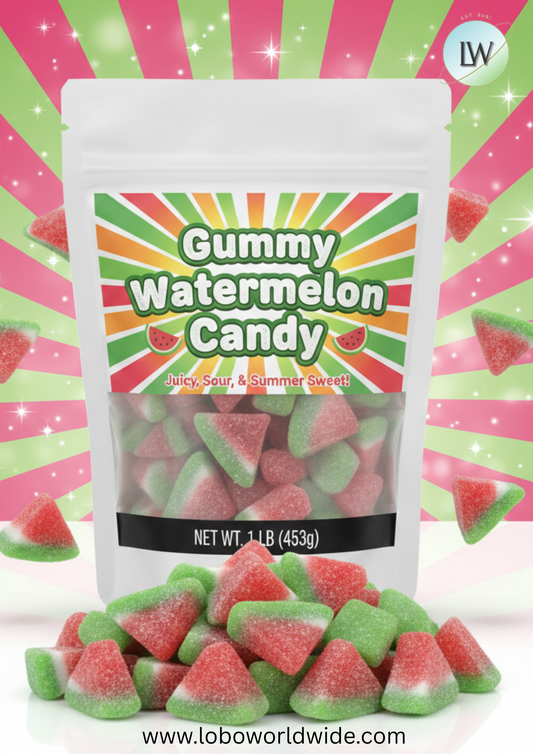 Gummy Watermelon Candy(Various Sizes)