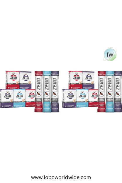 Gatorade G Zero Sports Drink Mix Powder Packets(Various Sizes & Flavours)