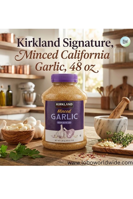Kirkland Signature, Minced California Garlic, 48 oz