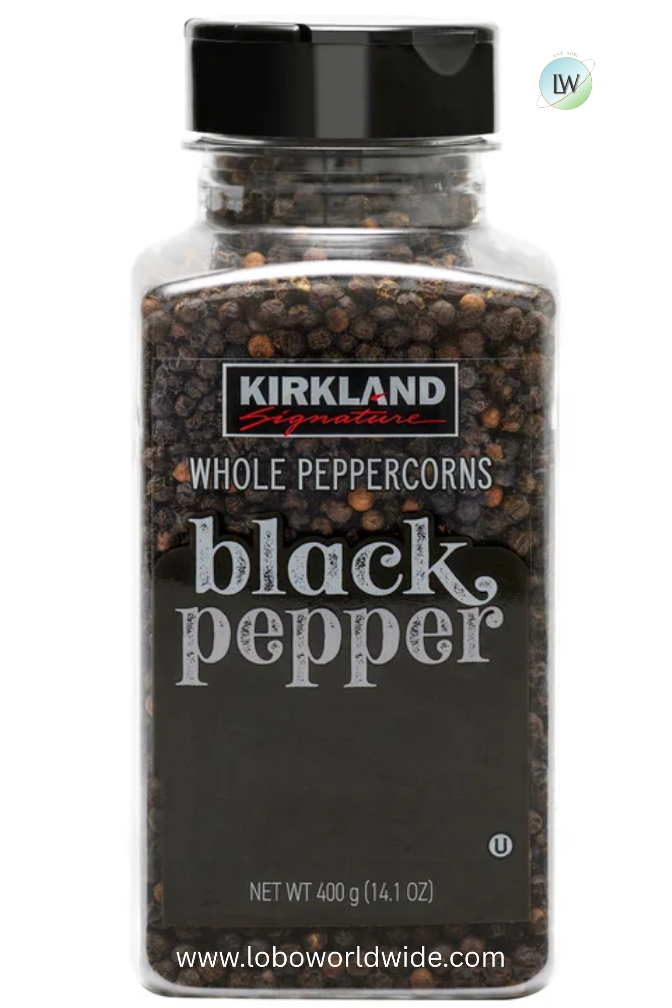 Kirkland Signature, Whole Black Peppercorn, 14.1 oz