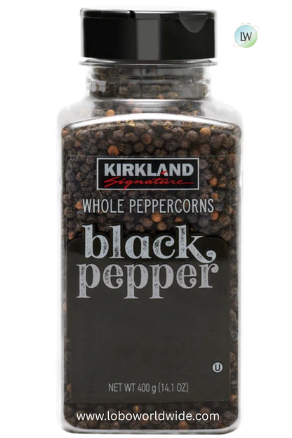 Kirkland Signature, Whole Black Peppercorn, 14.1 oz