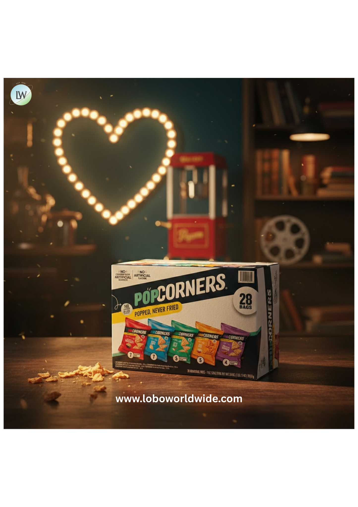 PopCorners Variety Pack Chips, 1 oz, 28 ct.