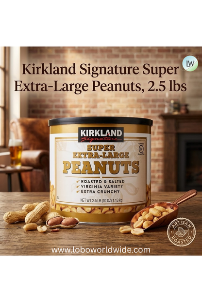 Kirkland Signature Super Extra-Large Peanuts, 2.5 lbs