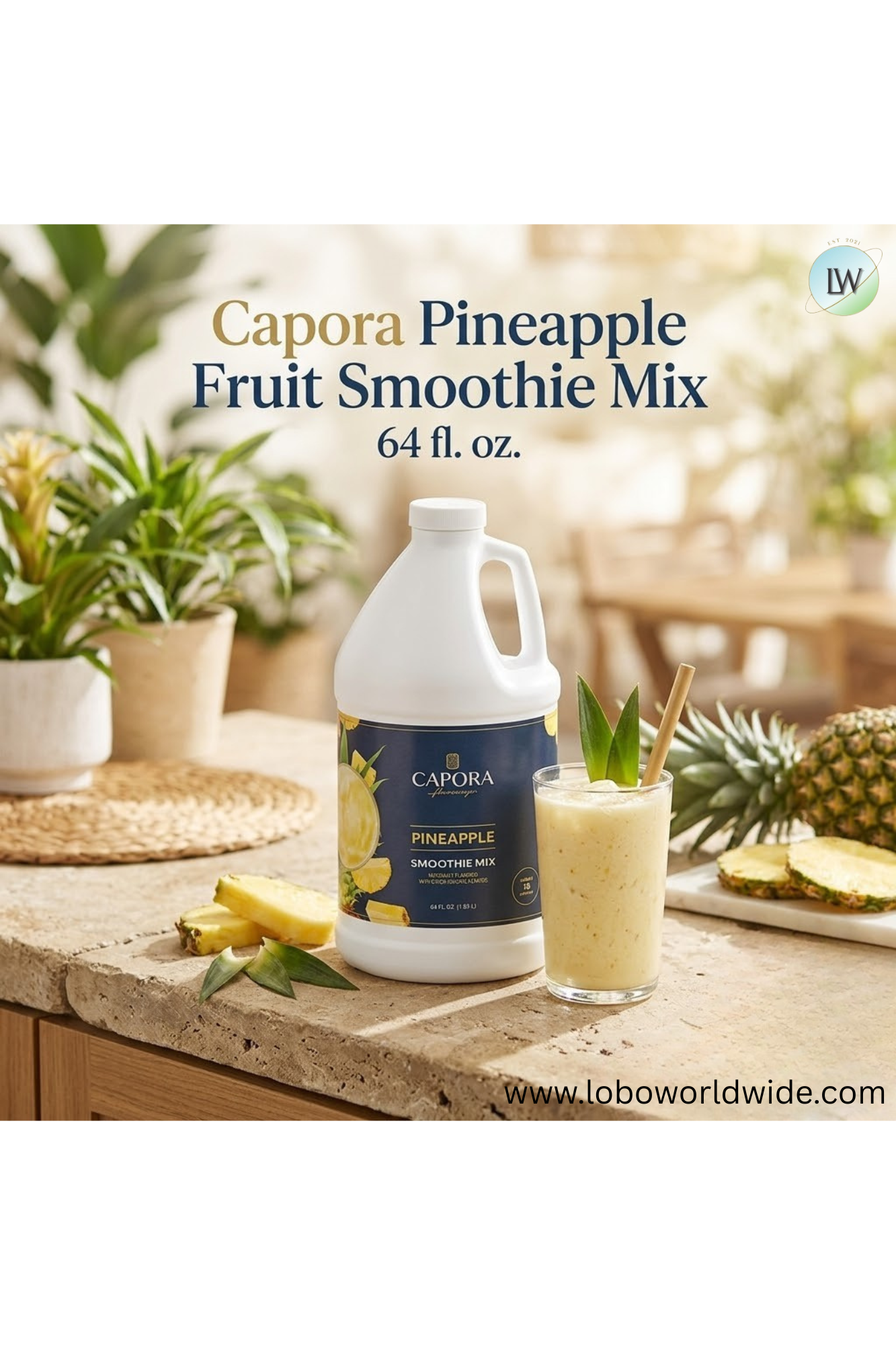 Capora Fruit Smoothie Mix 64 fl. oz.(Various Flavours)