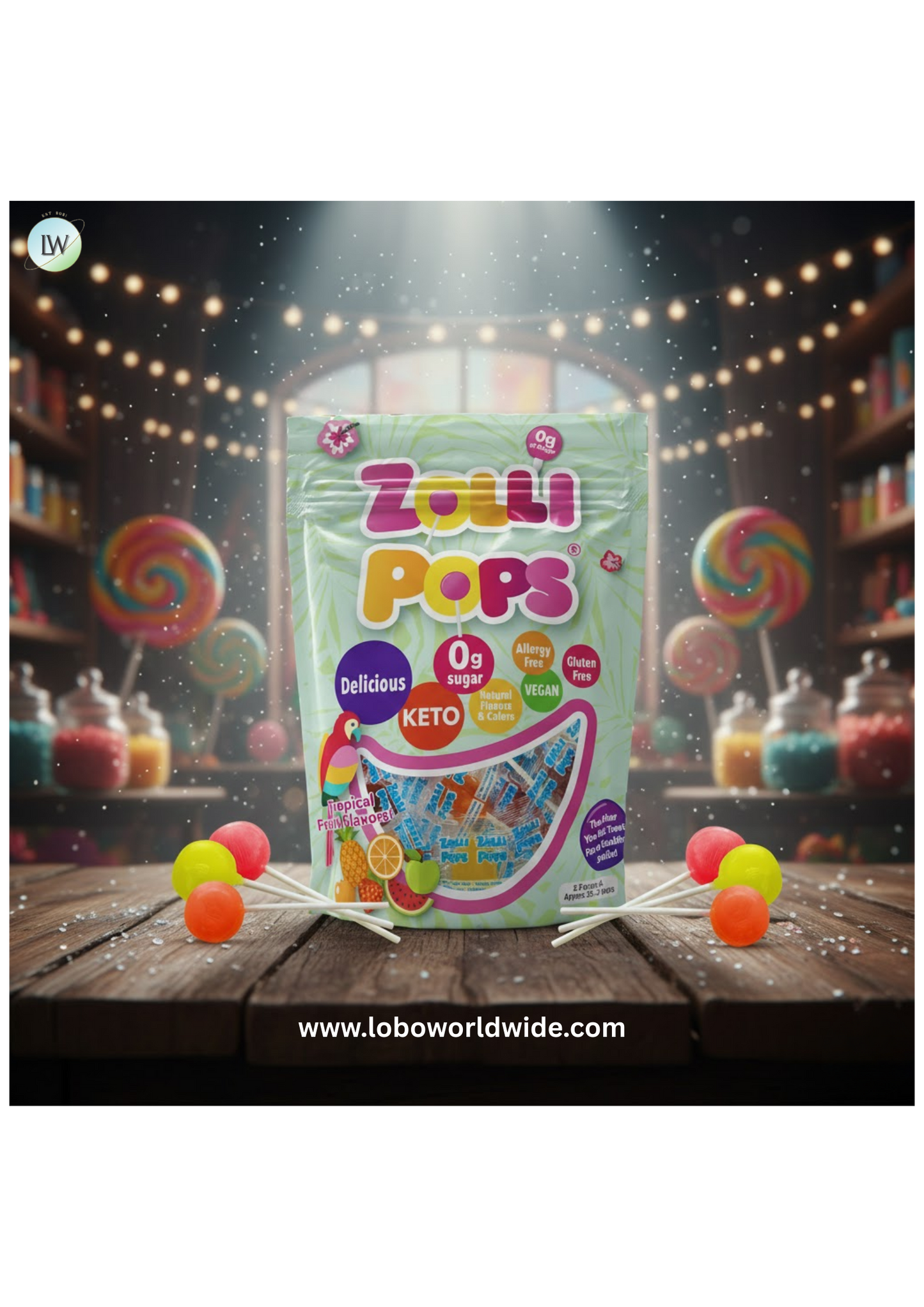 Zollipops The Clean Teeth Pops, Anti Cavity Lollipops, 5.2 Ounce