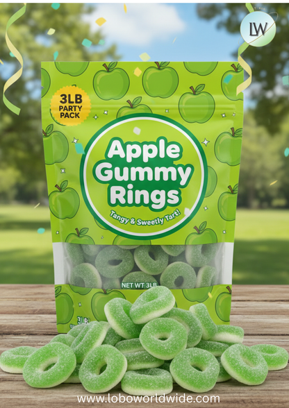 Apple Gummy Rings(Various Sizes)