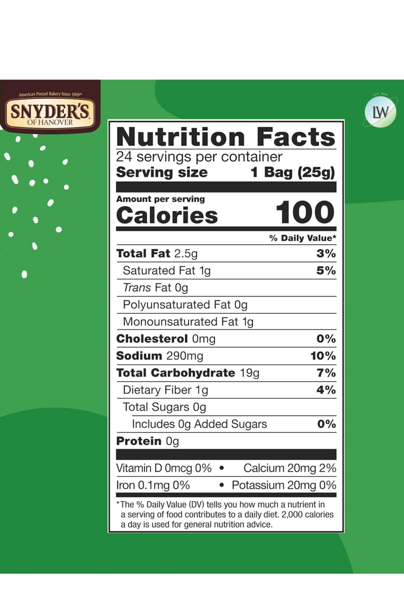 Snyder's of Hanover Gluten Free Pretzel Sticks, 24 ct.