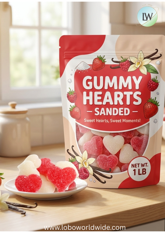 Gummy Hearts - Sanded(Various Sizes)