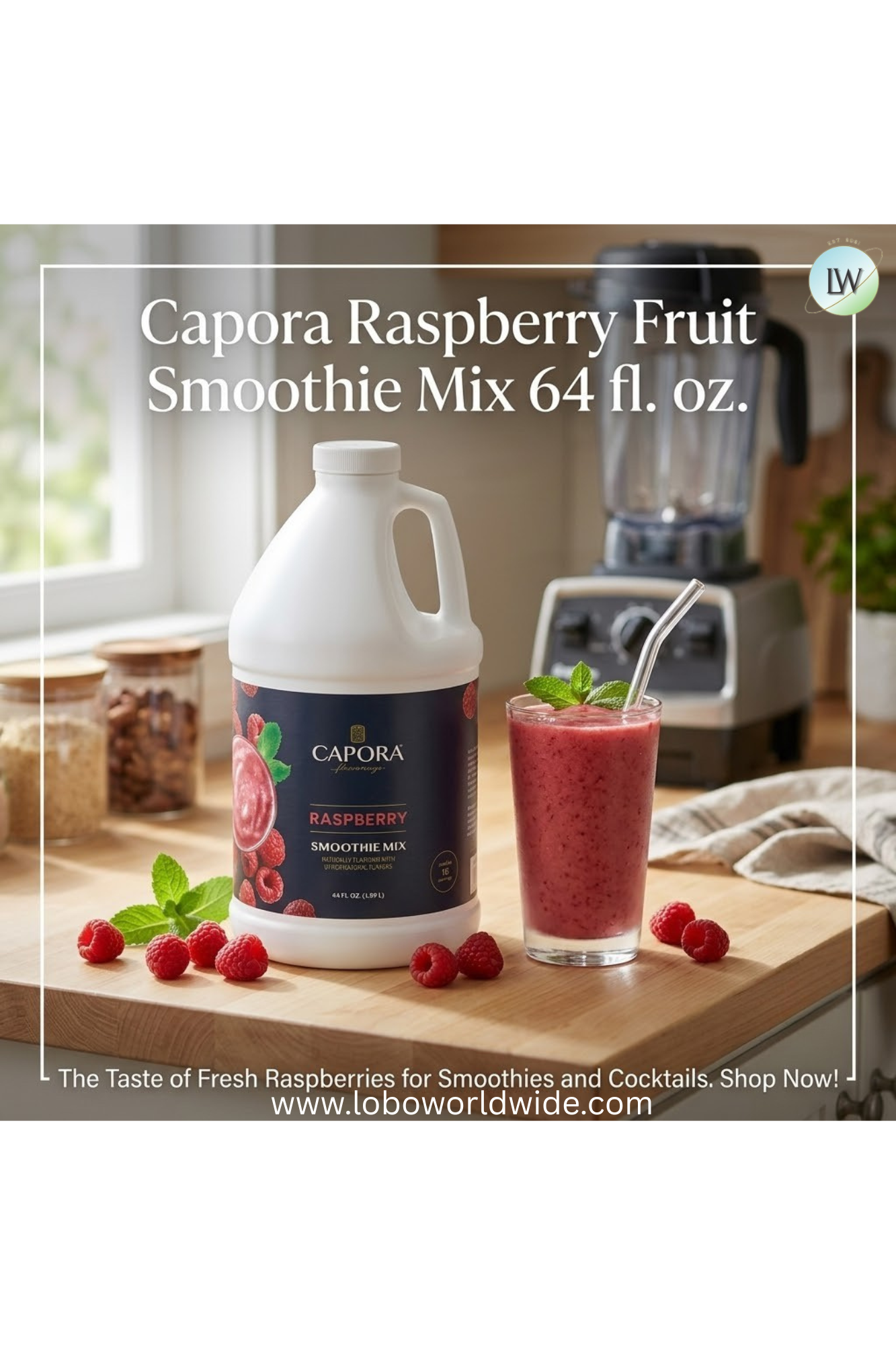 Capora Fruit Smoothie Mix 64 fl. oz.(Various Flavours)