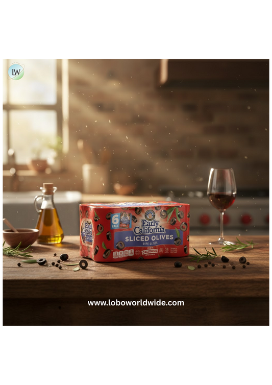 Early California Sliced Olives, 6.5 oz., 6 pk.
