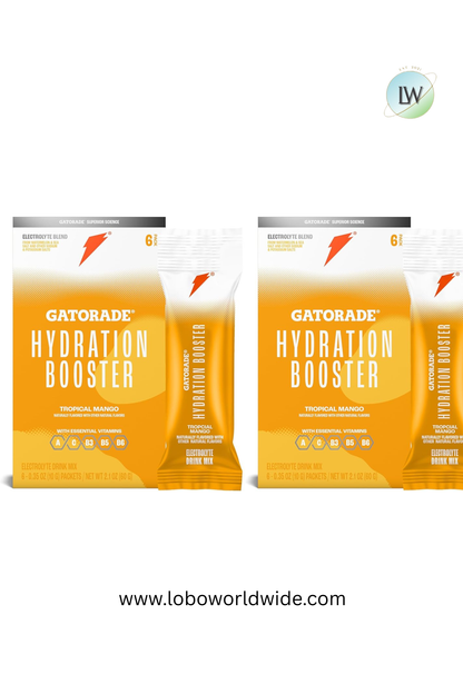 Gatorade Hydration Booster Electrolyte Drink Mix Powder Packets(Various Flavours &Sizes)