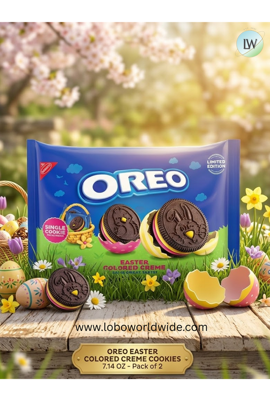 OREO EASTER COLORED CREME COOKIES 7.14 OZ - pack of 2
