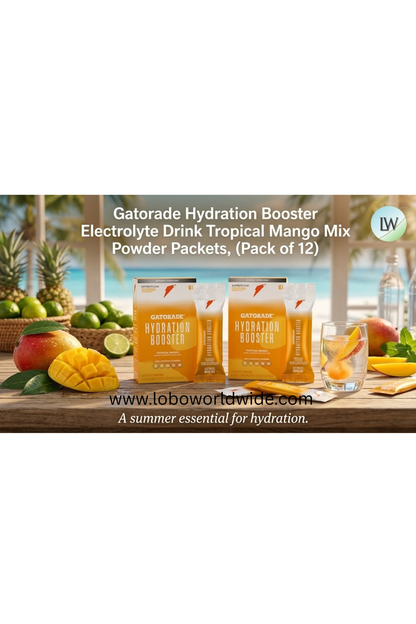 Gatorade Hydration Booster Electrolyte Drink Mix Powder Packets(Various Flavours &Sizes)