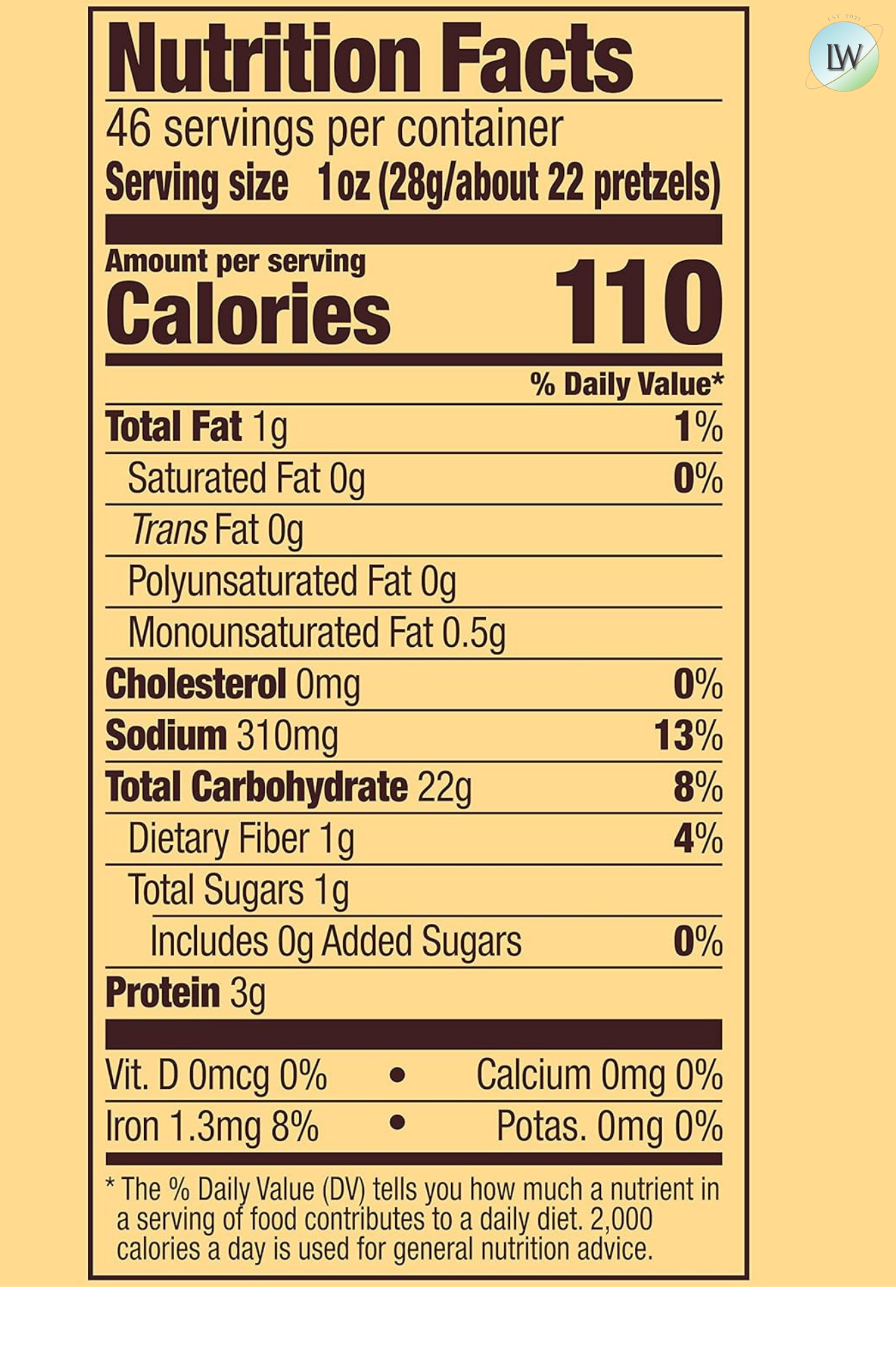 Snyder's of Hanover Pretzel Snaps, 46 oz Canister