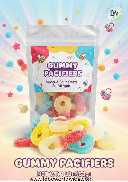 Gummy Pacifiers(Various Sizes)