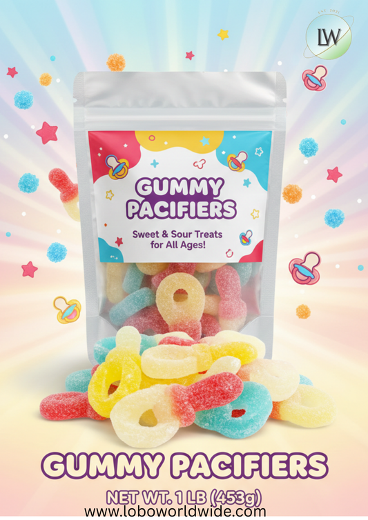 Gummy Pacifiers(Various Sizes)
