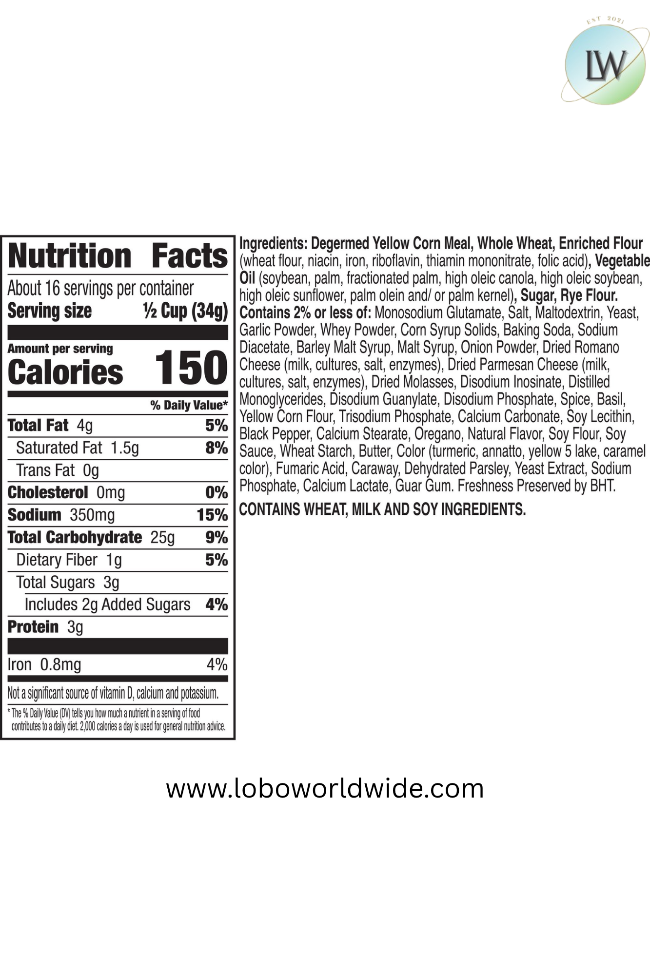 Chex Mix Snack Mix, Salty Snacks Tub, 20 oz(Various Flavours)