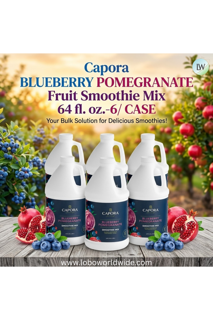 Capora Fruit Smoothie Mix 64 fl. oz.-6/case(Various Flavours)