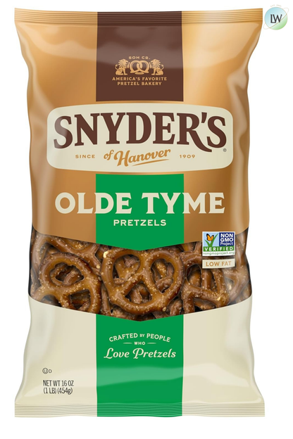 Snyder's of Hanover Old Tyme Pretzels, 16 oz.