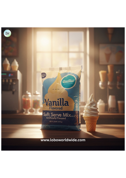 Frostline Vanilla Soft Serve Ice Cream Mix, 6 Pounds